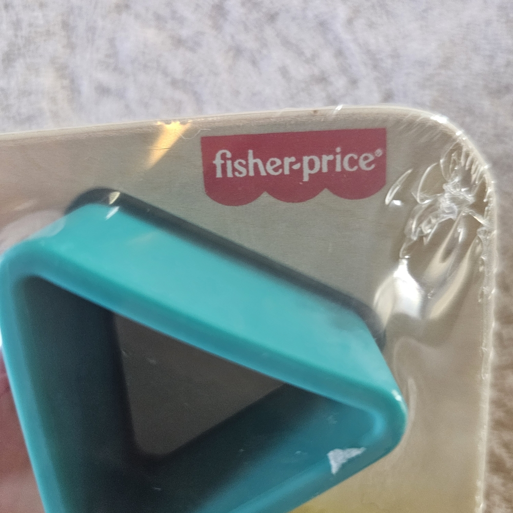 Fisher-Price Colorful Shape Sorter Puzzle - Orange, Teal, Red, Yellow - Picture 2 of 7